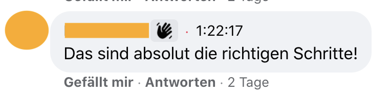 Reaktion: Das sind absolut die richtigen Schritte